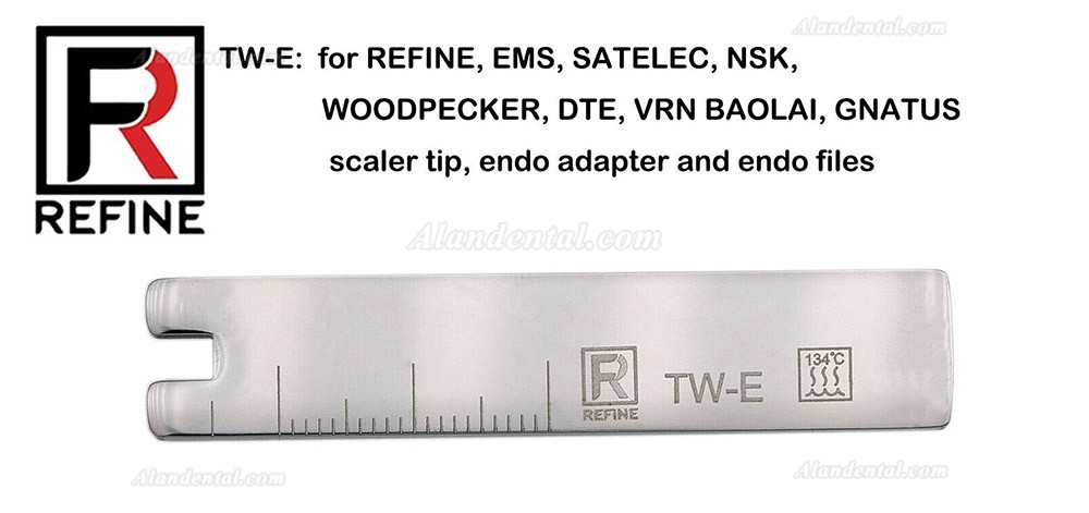 2Pcs Refine TW-E/TW-A Ultrasonic Scaler Tips Torque Wrench for SATELEC REFINE EMS